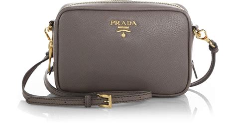 prada saffiano grey leather crossbody|authentic prada saffiano.